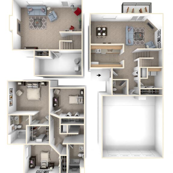 Gull Prairie/Gull Run Apartments and Townhomes Apartments in